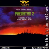 Predator 2 Widescreen Rare LaserDisc Danny Glover Gary Busey Sci-Fi