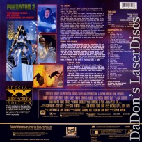 Predator 2 Widescreen Rare LaserDisc Danny Glover Gary Busey Sci-Fi