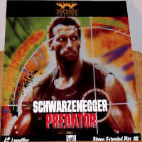 Predator WS Rare LaserDisc Arnold Schwarzenegger Sci-Fi Horror