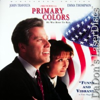 Primary Colors AC-3 WS NEW LaserDisc Travolta Thompson Comedy