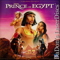 The Prince of Egypt AC-3 WS Rare LaserDisc Kilmer Bullock Animation