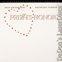 Prizzi\'s Honor DSS WS Rare LaserDisc Nicholson Turner Comedy