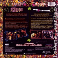 Psych Out / Wild In The Streets LaserDisc Nicholson Drama