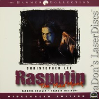 Rasputin the Mad Monk Elite Uncut WS NEW LaserDisc Christopher Lee Drama