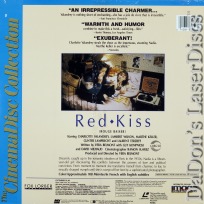 Red Kiss AKA Rouge Baiser Rare CinemaDisc Laser Disc
