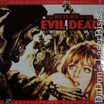 The Return of the Evil Dead WS Rare NEW Elite LaserDisc Horror