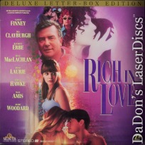 Rich In Love DSS WS Rare NEW LaserDisc Finney Clayburgh Romantic Drama