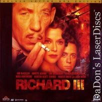 Richard III 1995 AC-3 WS NEW LaserDisc McKellen Bening Drama