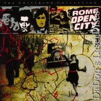 Rome Open City Criterion #257 LaserDisc Magnani Fabrizi Drama