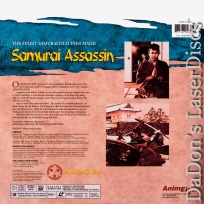Samurai Assassin Widescreen Collector\'s Edition LaserDisc Foreign Action