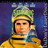 The Satan Bug WS Mega-Rare LaserDisc Maharis Basehart Francis Sci-Fi Thriller