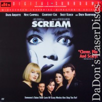 Scream DTS Rare NEW UNCUT UNRATED LaserDisc Arquette