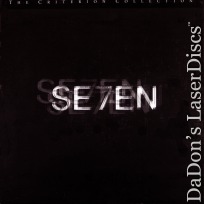 Seven Se7en AC-3 CAV WS Criterion #298 Rare LaserDisc Boxset