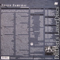 Seven Samurai NEW Criterion #67A Rare LaserDisc Kurosawa Drama Foreign *CLEARANCE*
