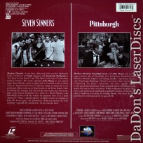 Seven Sinners / Pittsburgh Encore Double Rare LaserDisc