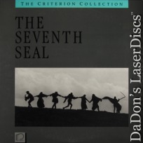 The Seventh Seal Rare Criterion #10A LaserDisc Bergman Drama Foreign