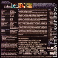 Shine AC-3 WS RM Criterion #335 Rare LaserDisc Rush Stall Noah Biography Drama