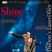Shine DTS WS Rare LaserDisc LD Rush Stall Noah Taylor Biography Drama
