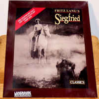 Siegfried Die Nibelungen Part 1 LaserDisc Silent Drama **CLEARANCE
