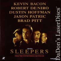 Sleepers AC-3 WS Rare LaserDiscs DeNiro Hoffman Pitt Courtroom Drama