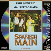 The Spanish Main LaserDisc Rare O\'Hara Hanreid Barnes Action