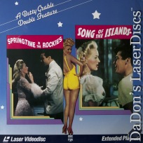 Springtime in the Rockies / Song of the Islands Betty Grable Rare LaserDisc