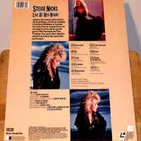 Stevie Nicks Live at Red Rocks Rare Concert LaserDisc Music