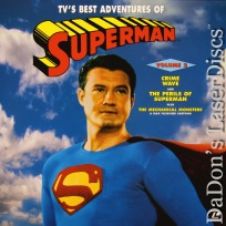 TV\'s Best Adventures of Superman 2 LaserDisc Reeves Hero Adventure
