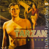 The Tarzan Collection Rare LaserDisc Boxset 4 Movies