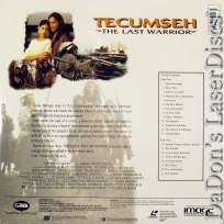 Tecumseh The Last Warrior Rare LaserDisc Western