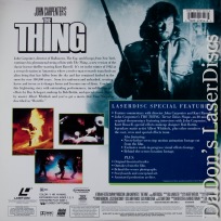 The Thing AC-3 THX WS 1982 Signature Collection Rare LaserDisc Sci-Fi Horror