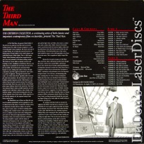 The Third Man Criterion #5 Rare LaserDisc Welles Thriller