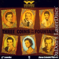 Three Coins in the Fountain WS Rare LaserDisc Drama