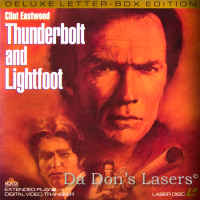 Thunderbolt and Lightfoot WS Rare LaserDisc Eastwood