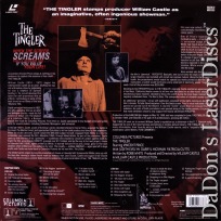 The Tingler NEW LaserDisc Price Castle Vintage Horror