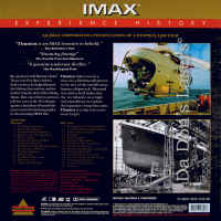Titanica Dolby Surround Rare NEW IMAX LaserDisc Shipwreck Documentary