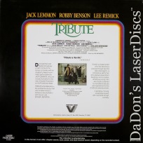 Tribute Rare LaserDisc Lemmon Remick Benson Marley Drama *CLEARANCE*