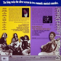 The Trouble with Girls / Harum Scarum LaserDiscs Elvis Presley Music Comedy