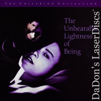 The Unbearable Lightness of Being LaserDisc WS NEW Criterion #357 Drama