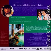 The Unbearable Lightness of Being LaserDisc WS NEW Criterion #357 Drama