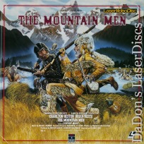 The Mountain Men Rare LaserDisc Heston Western