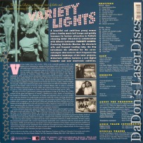 Variety Lights Criterion #279 NEW Rare LaserDisc Vintage Drama