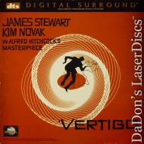 Vertigo DTS LaserDisc THX WS Hitchcock Novak Stewart Thriller