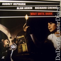 Wait Until Dark WS 1967 LaserDisc Hepburn Arkin Crenna