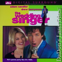 The Wedding Singer DTS WS LaserDisc NEW Sandler Barrymore Comedy