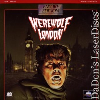 Werewolf of London Encore LaserDisc Hull Oland Horror