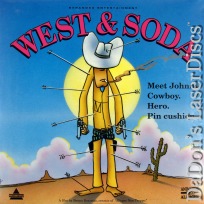 West and Soda Rare NEW LaserDisc Bozzetto Cartoon Animation