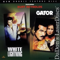 White Lightning Gator Double Feature Rare LaserDisc Moonshine Reynolds Action