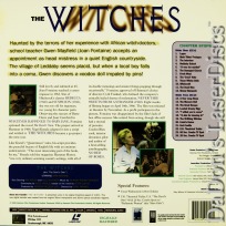 The Witches Elite Uncut WS LaserDisc Fontaine Walsh Horror