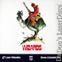 Wizards 1977 Rare LaserDisc Ralph Bakshi Anime Sci-Fi Future
